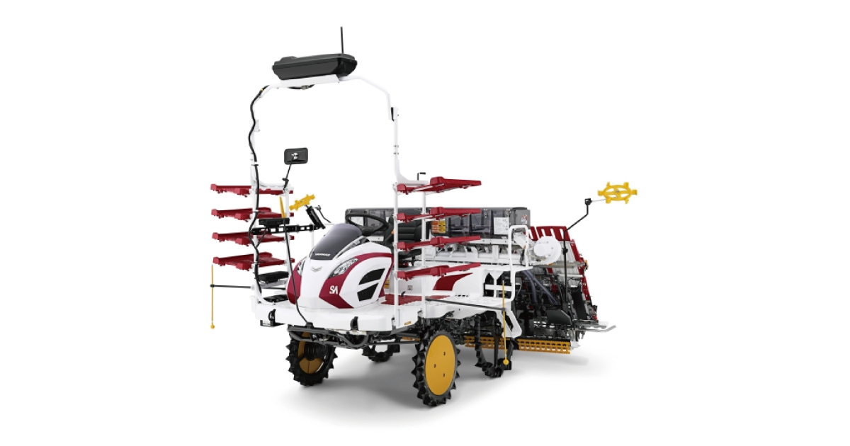 ヤンマー　田植機 ヤンマー 田植機 YR8DXU-ZFT 21.3ps 使用時間513h 8条植 ロータリ