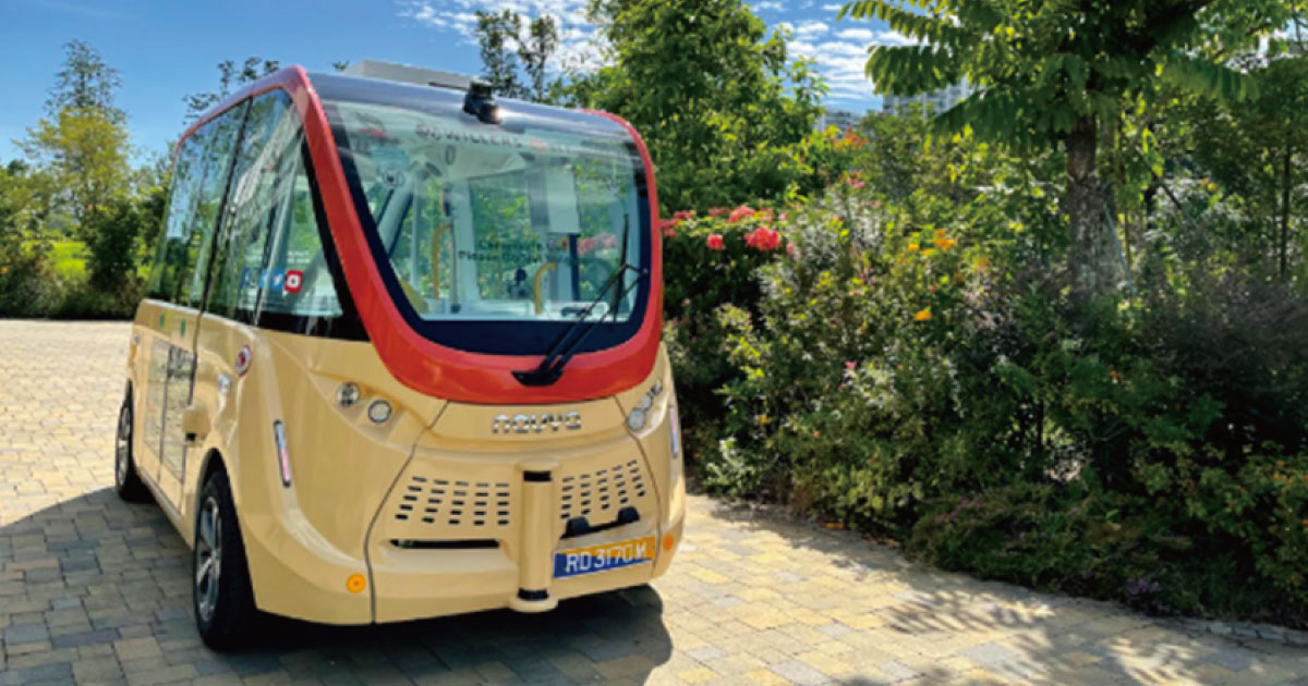 日本のWILLER、シンガポール国立庭園で自動運転バスの実証実験