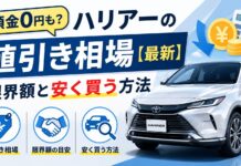 頭金0円も？ハリアーの値引き相場【最新】限界額と安く買う方法