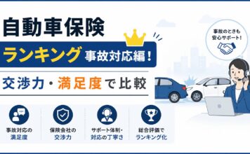 自動車保険ランキング事故対応編！交渉力・満足度で比較