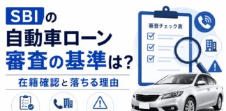 SBIの自動車ローン審査の基準は?在籍確認と落ちる理由